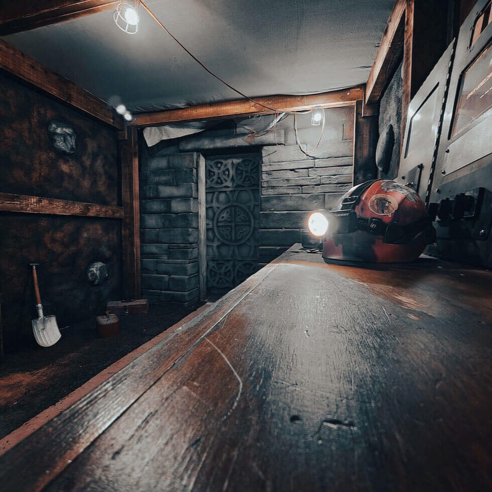 Snapshot of THE TOMB OF THE WANDERING KING, Essex escape room.