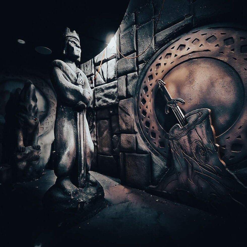 Snapshot of THE TOMB OF THE WANDERING KING, Essex escape room.